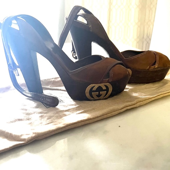 Authentic Gucci platform size 7 1/2 - Picture 7 of 9